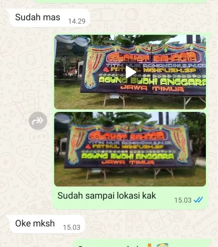 Pengiriman Papan Bunga Nadi Bulukerto