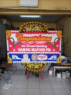 Papan Bunga di Nadi Bulukerto
